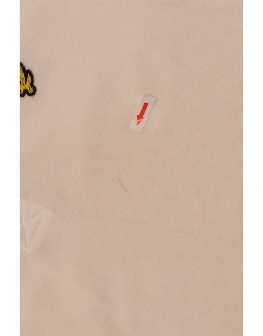 Męska koszulka polo Lyle & Scott, średnia biała bawełna