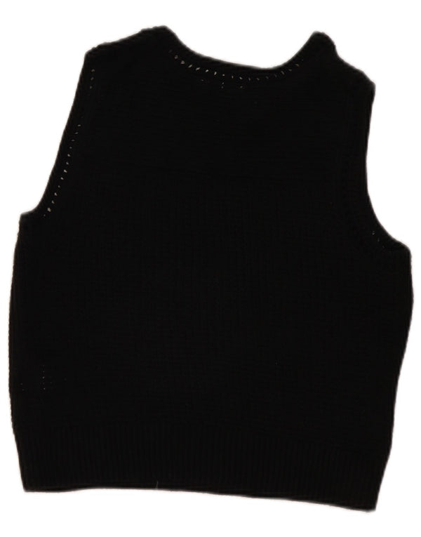 Damski podkoszulek oversize Gap UK 6 XS, czarny, bawełniany