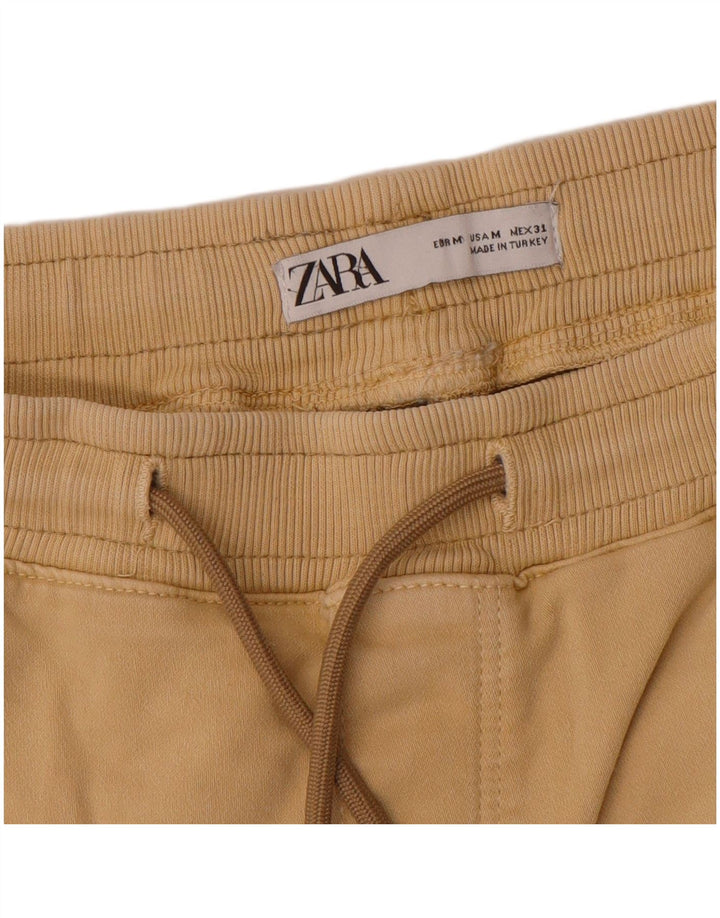 Męskie spodenki cargo Zara Medium W31 beżowe