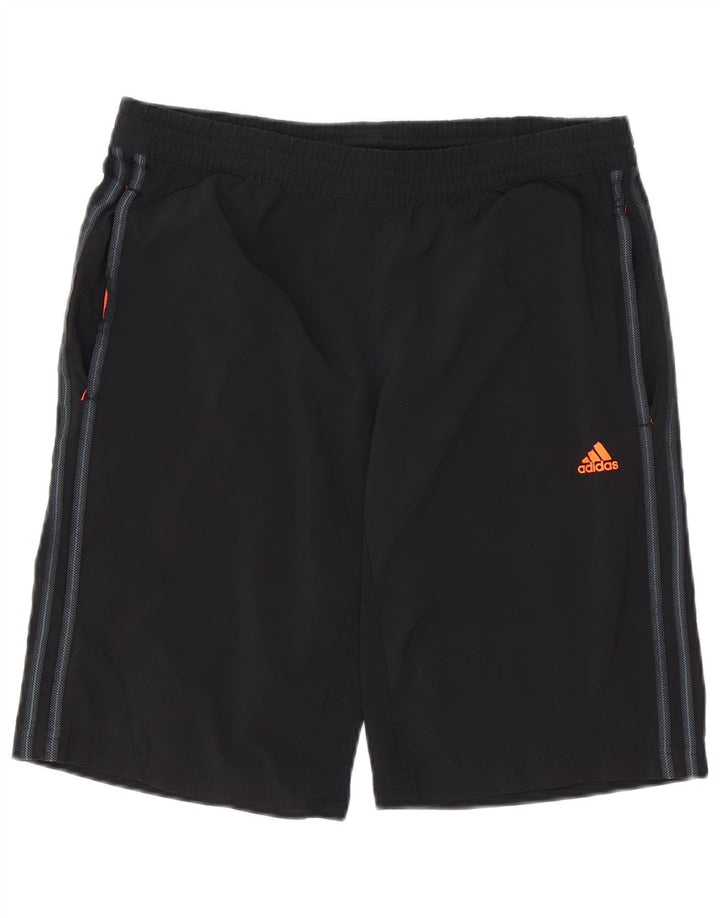 Męskie spodenki sportowe Adidas Climacool, małe, czarne, poliestrowe