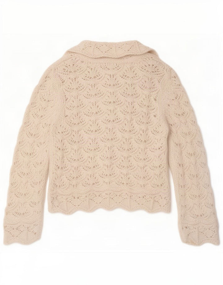 Sweter damski Zara UK 14, średni biały