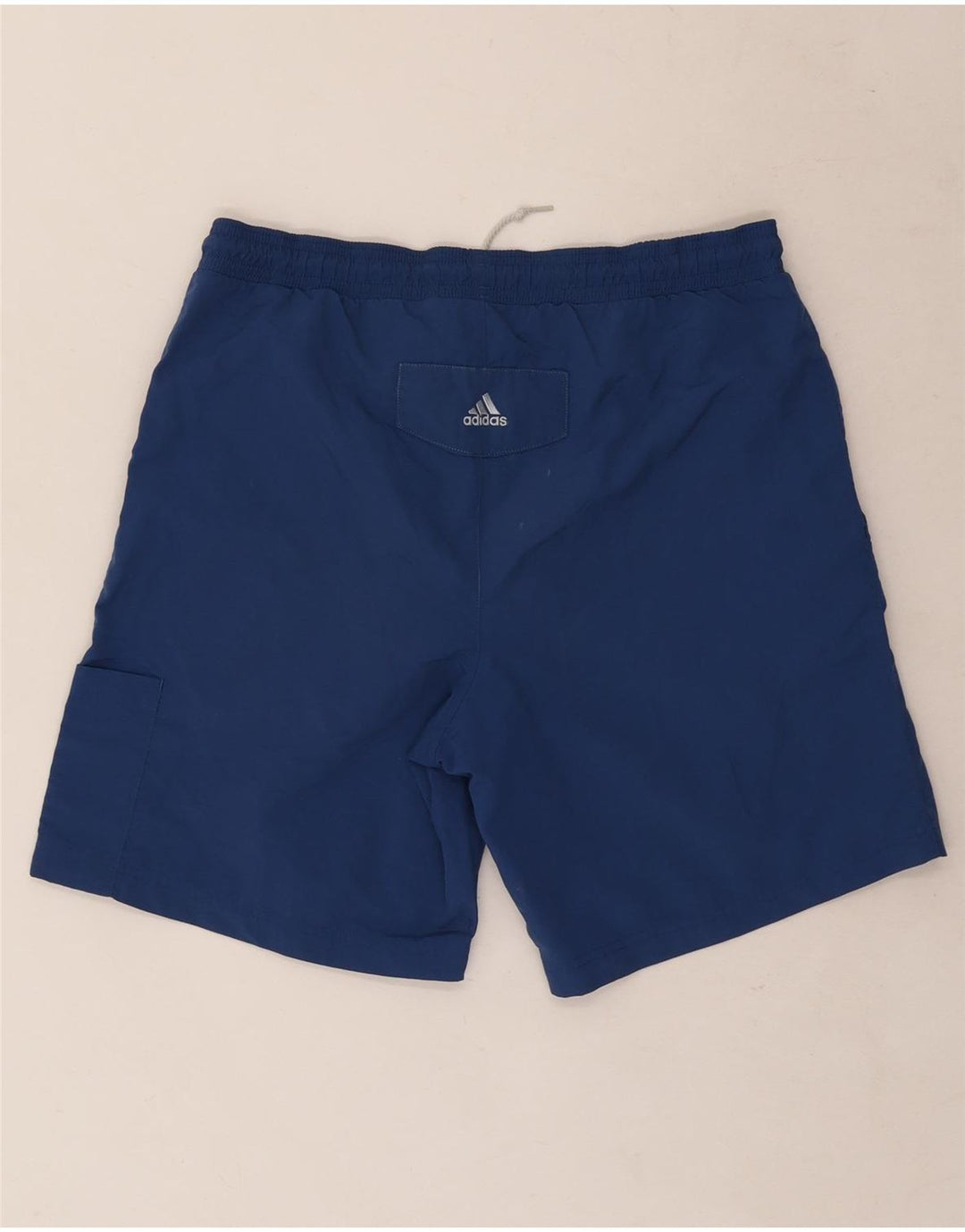Męskie spodenki sportowe Adidas, małe, niebieskie, poliamidowe