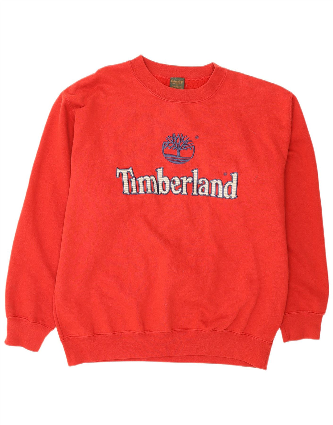 Męska bluza z grafiką Timberland, mała czerwona bawełniana