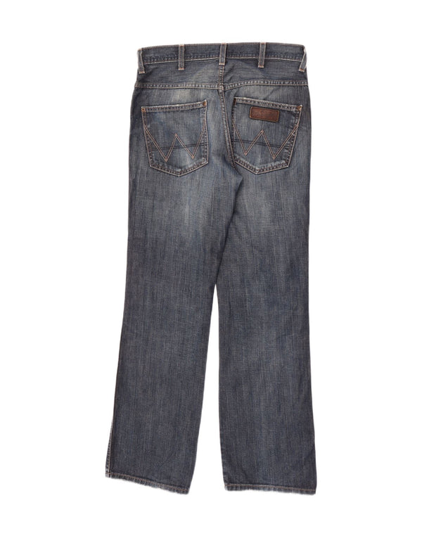 Męskie jeansy Wrangler Alaska Straight W31 L32 Niebieskie bawełniane
