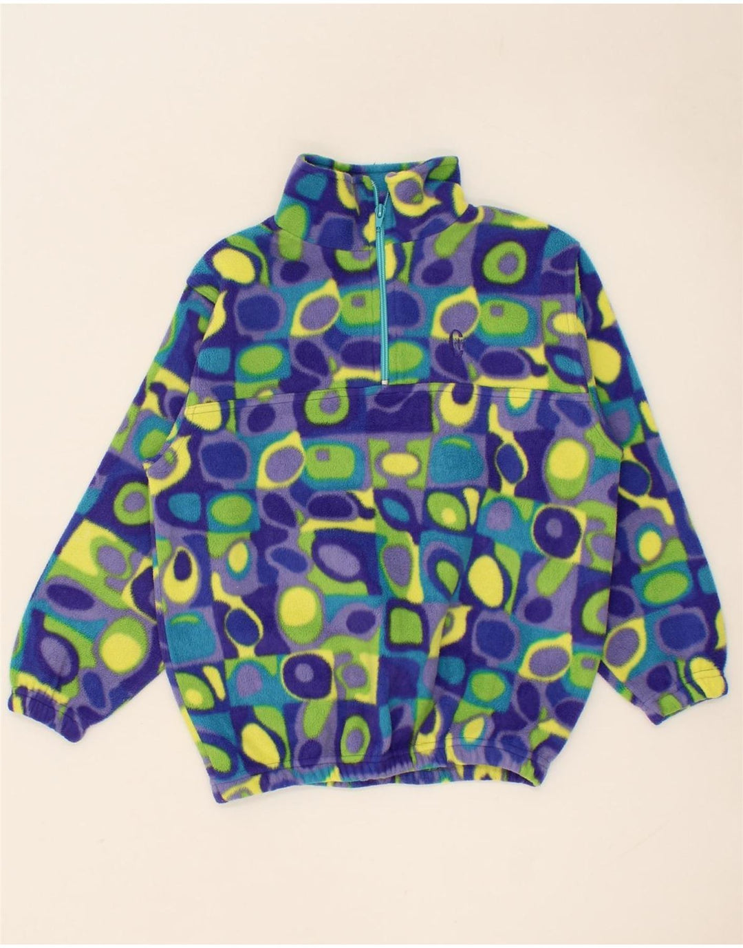CONTE OF FLORENCE Boys Fleece Jumper 12-13 Years Multicoloured Polyester Vintage Conte of Florence and Second-Hand Conte of Florence from Messina Hembry 