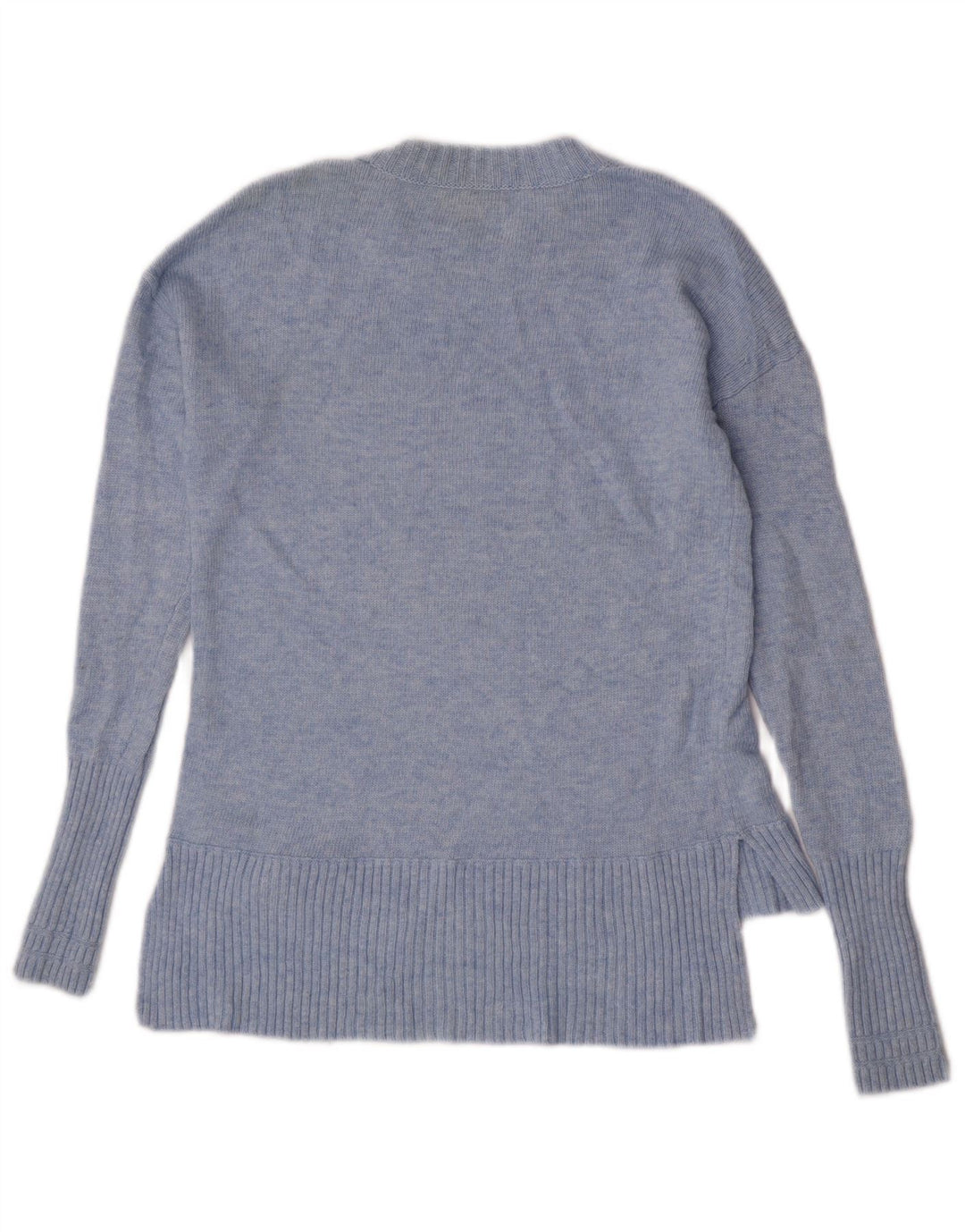 Sweter damski J. Crew z okrągłym dekoltem UK 2 2XS Niebieska wełna