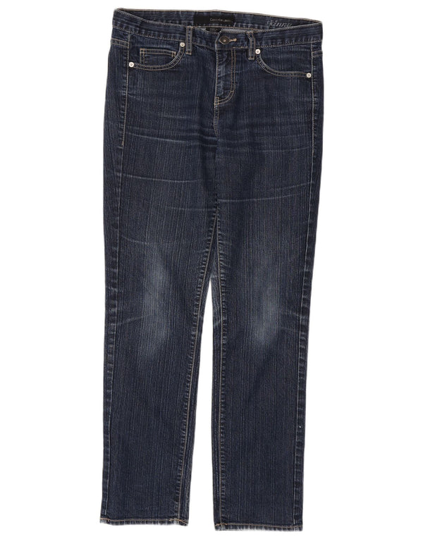 Damskie jeansy skinny Calvin Klein US 10 Large W32 L30 Granatowa bawełna
