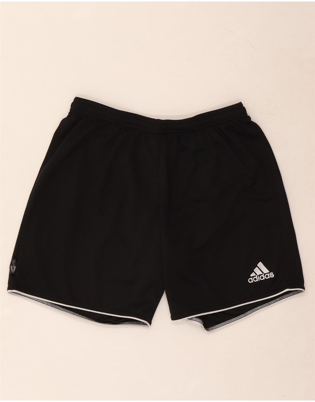 Męskie spodenki sportowe Adidas Climalite, średni czarny poliester