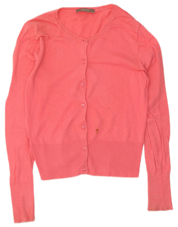 Sweter damski Oasis, UK 10, mały, różowy, bawełniany