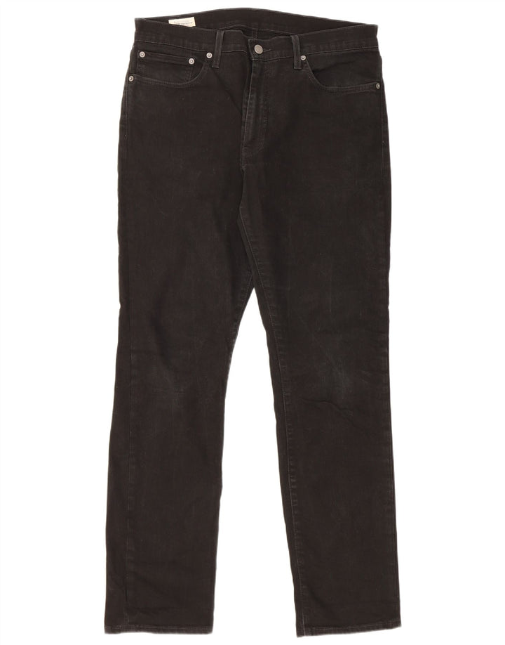 Męskie jeansy Levi's 511 Slim W34 L32 Czarna bawełna