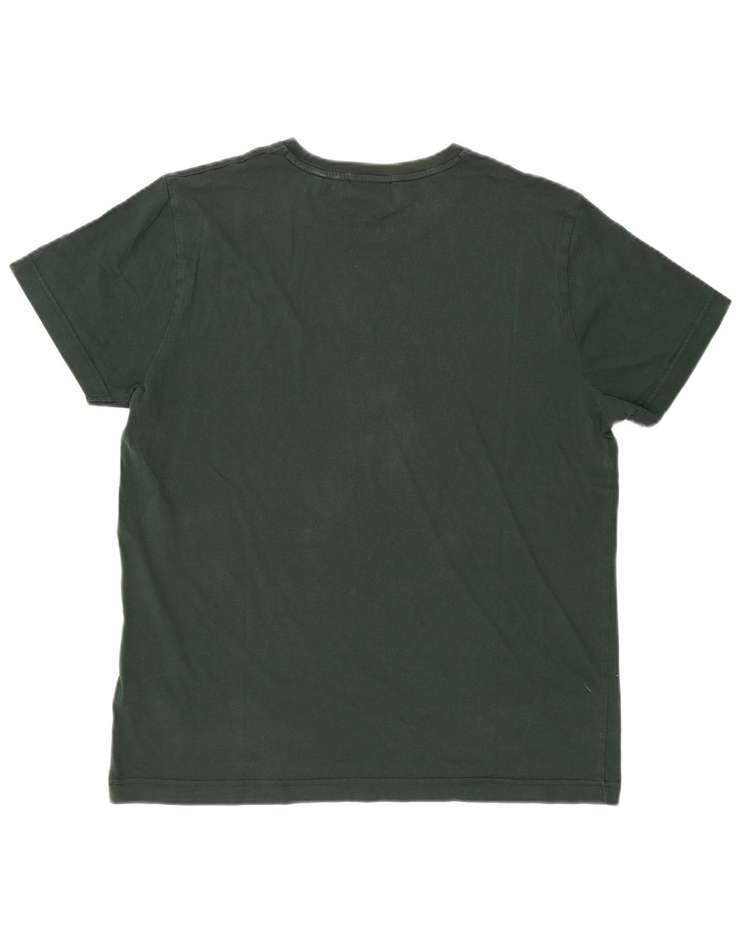 Męski T-shirt z grafiką Gant, duży, zielony, bawełniany