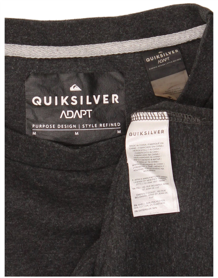 Męska bluza Quiksilver Sweter Średni szary, nakrapiany poliester