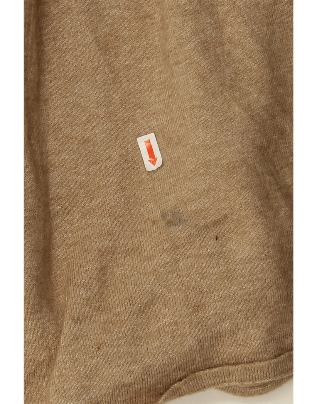 Sweter damski o przedłużonym kroju Zara UK 14 średni beż