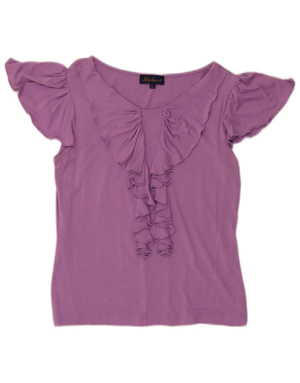 T-shirt damski Luisa Spagnoli Top UK 14, duży fioletowy