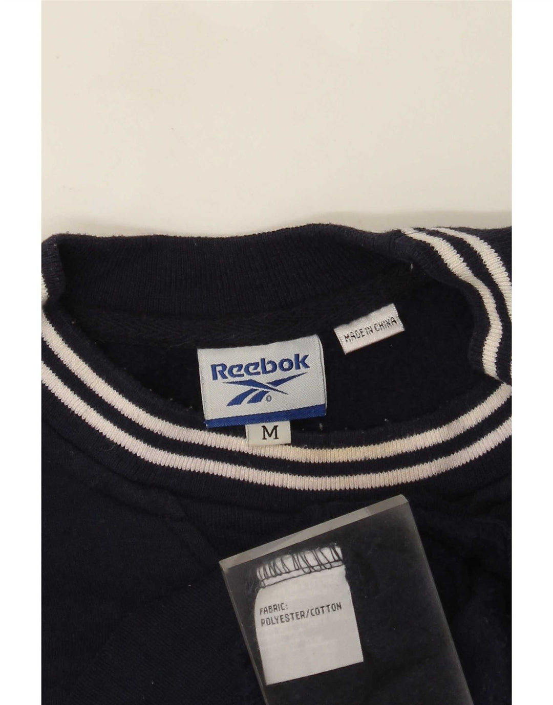 Męska bluza z kapturem Reebok z grafiką, średni granatowy poliester