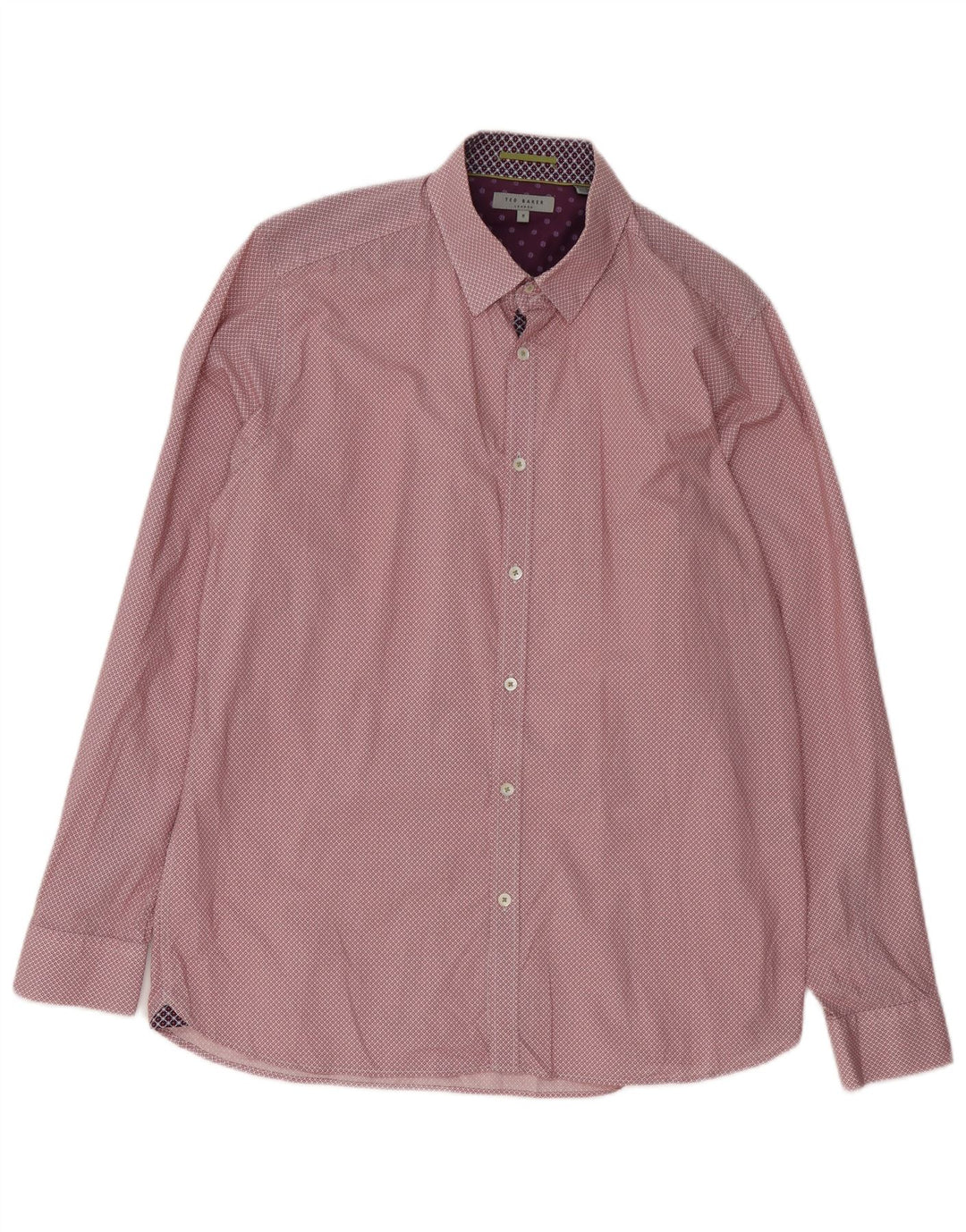 Koszula męska Ted Baker, rozmiar 5 XL, czerwona, bawełniana w kwiaty