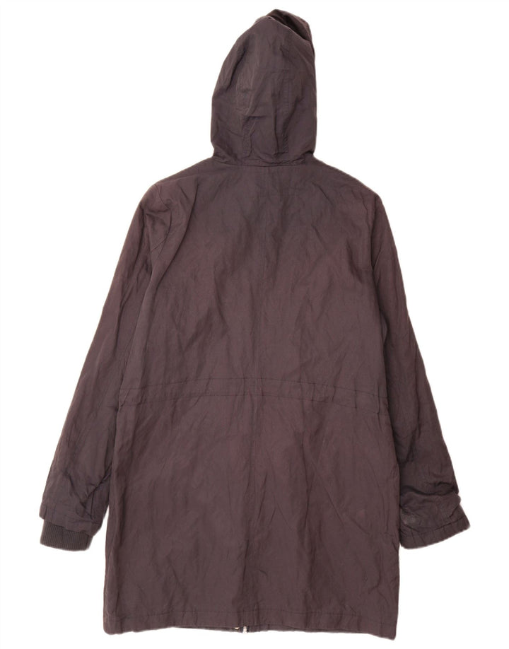 Damska kurtka parka oversize Oasis z kapturem UK 10, mała, granatowa, bawełniana