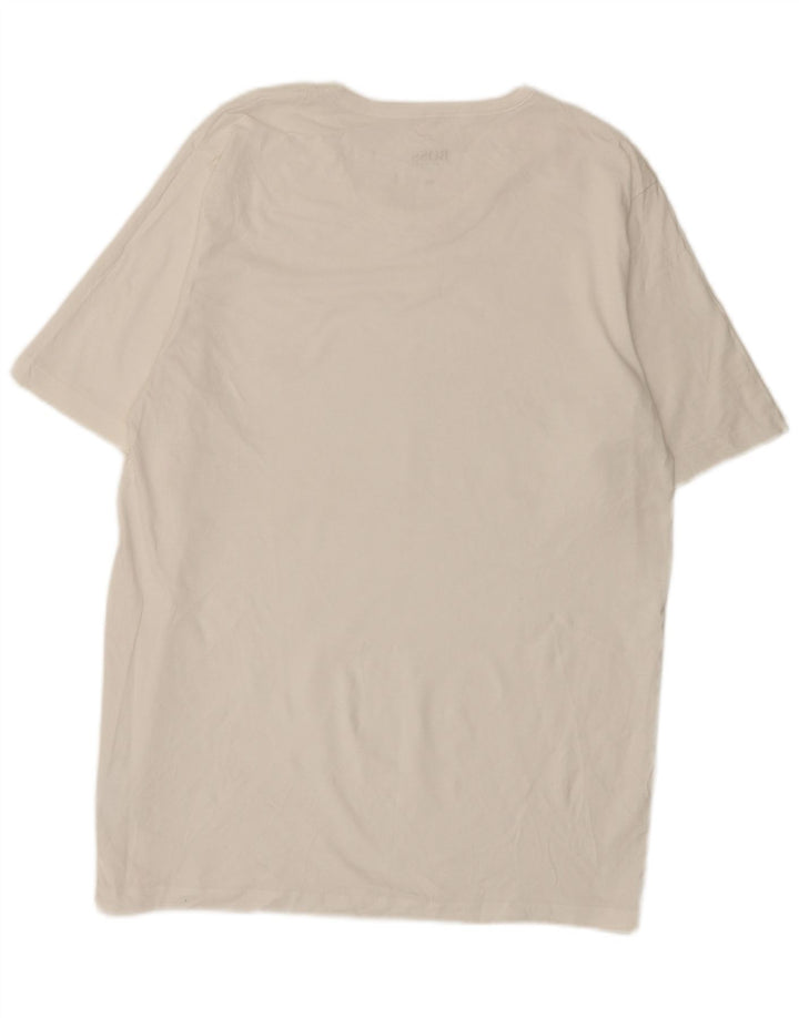Koszulka męska Hugo Boss Top 2XL Biała bawełna
