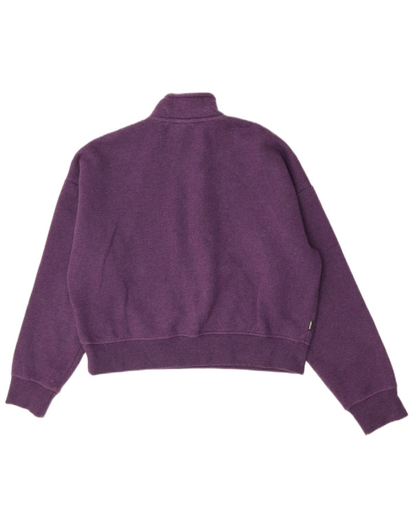 Damski sweter oversize Superdry Crop UK 14, duży fioletowy