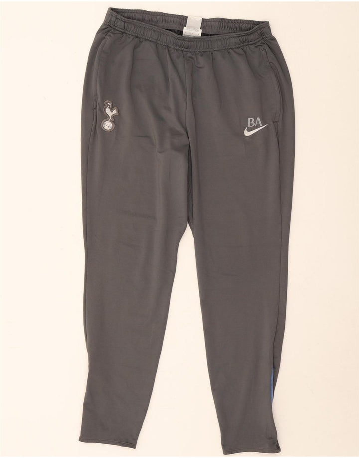 Męskie spodnie dresowe Nike Tottenham Hotspur, duże, szare, poliestrowe