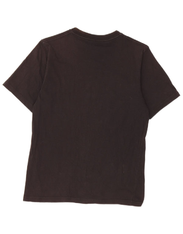 Chłopięcy T-shirt z grafiką Vans o dopasowanym kroju, 12-13 lat, czarna bawełna