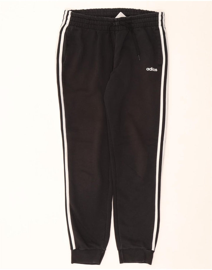 Damskie spodnie dresowe ADIDAS Joggers UK 16/18, duże, czarne, bawełniane