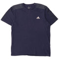T-shirt męski Adidas Climalite Top, średni, granatowy, bawełniany