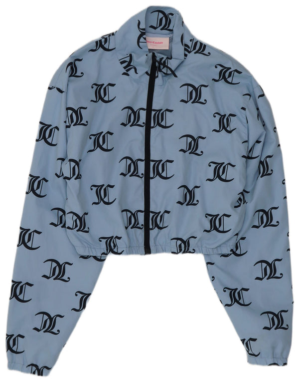 Damska kurtka dresowa Juicy Couture Graphic Crop UK 14, duża niebieska