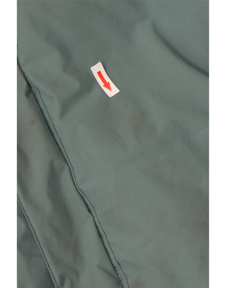 Męski ocieplany płaszcz z kapturem COLUMBIA UK 38, poliester w kolorze średnioniebieskim