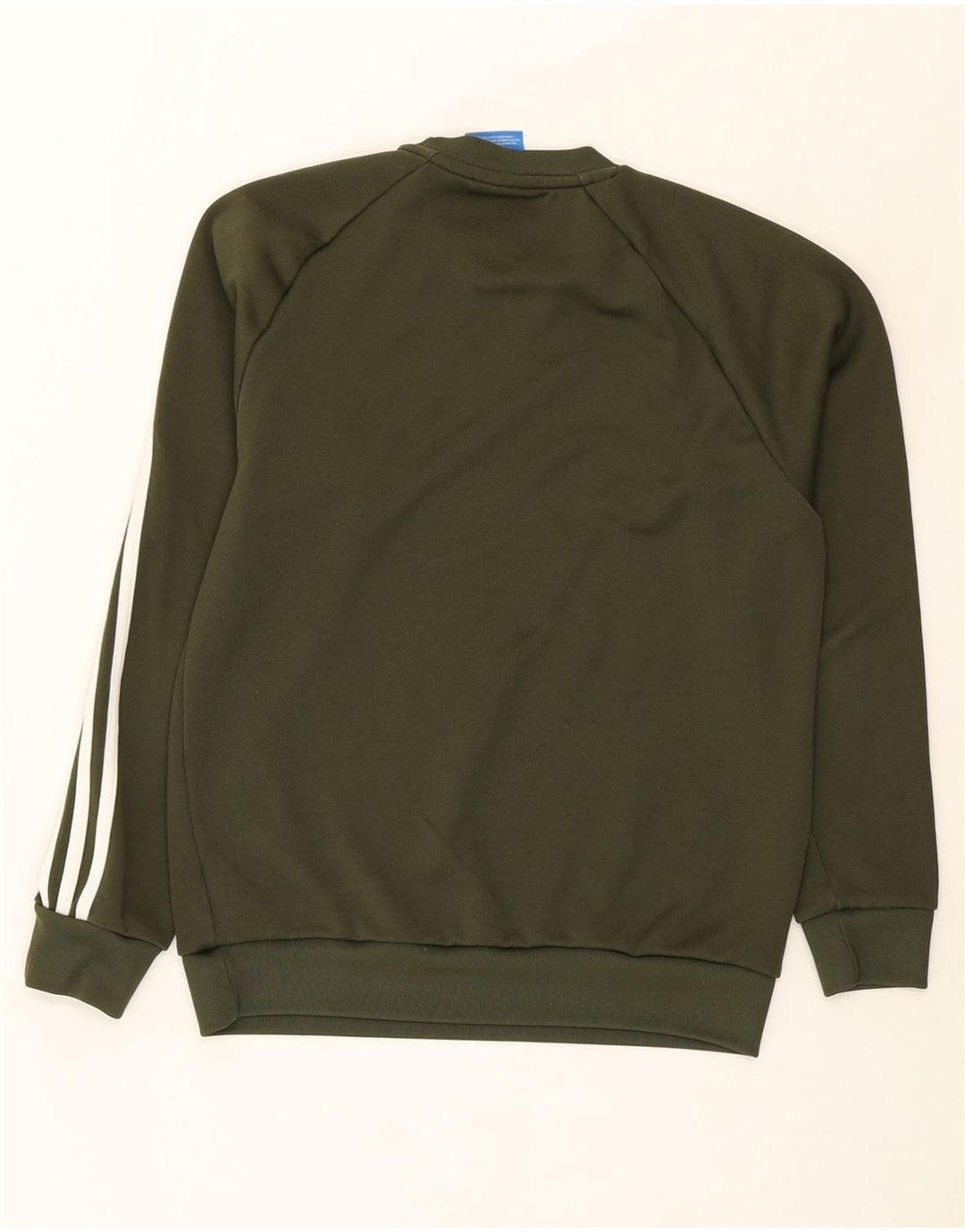 ADIDAS Womens Sweatshirt Jumper UK 10 Small Khaki Polyester Vintage Adidas and Second-Hand Adidas from Messina Hembry 