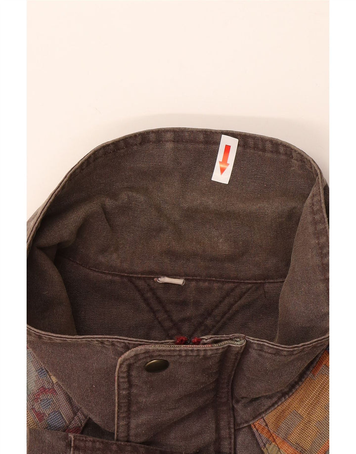 SALEWA Męska kurtka użytkowa UK 42 XL, szara, bawełniana w bloki kolorów