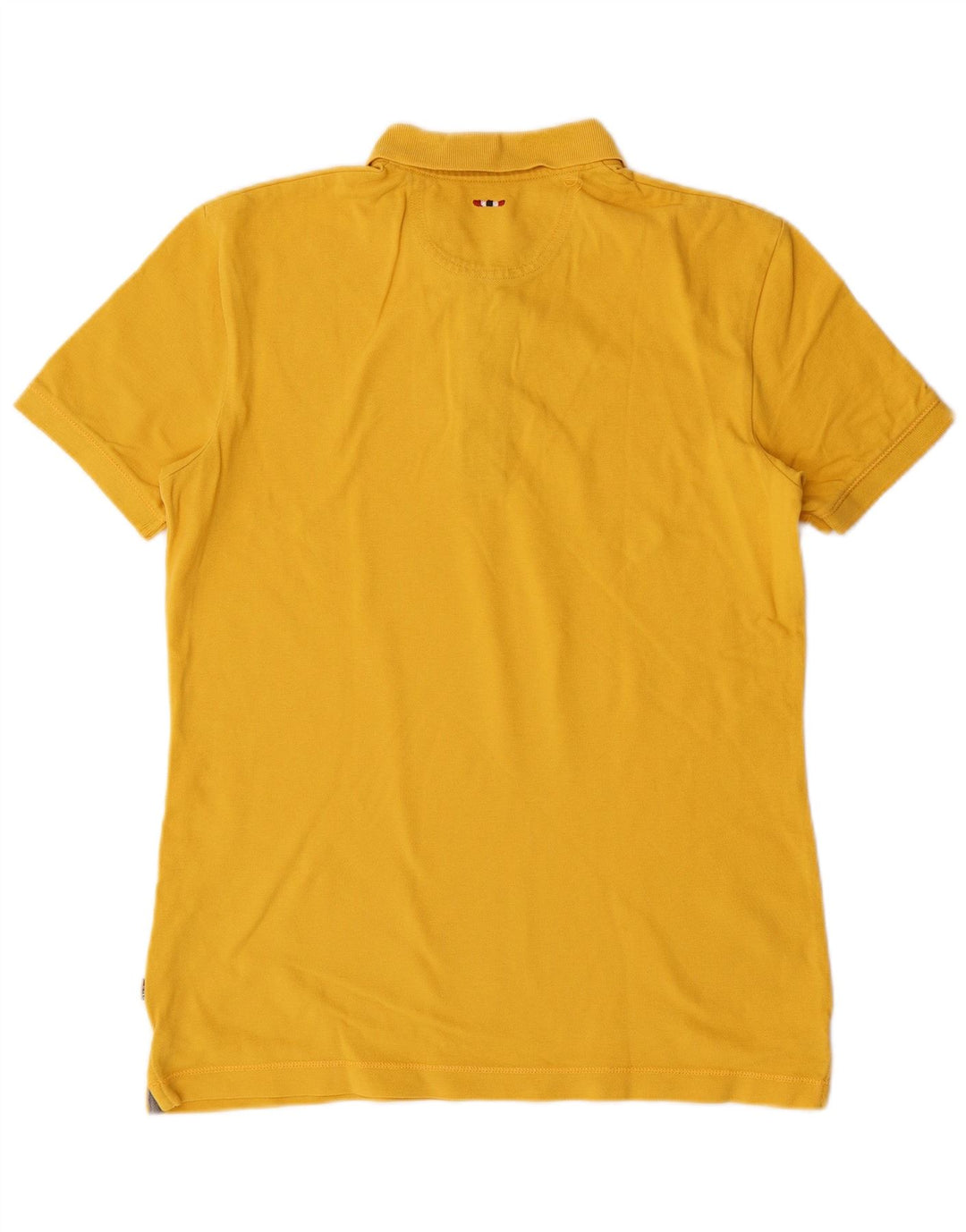 T-shirt męski NAPAPIJRI, mały, żółty, bawełniany