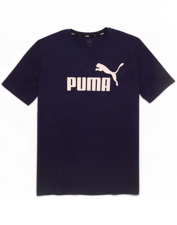 Męski T-shirt Puma z grafiką, duży, granatowy