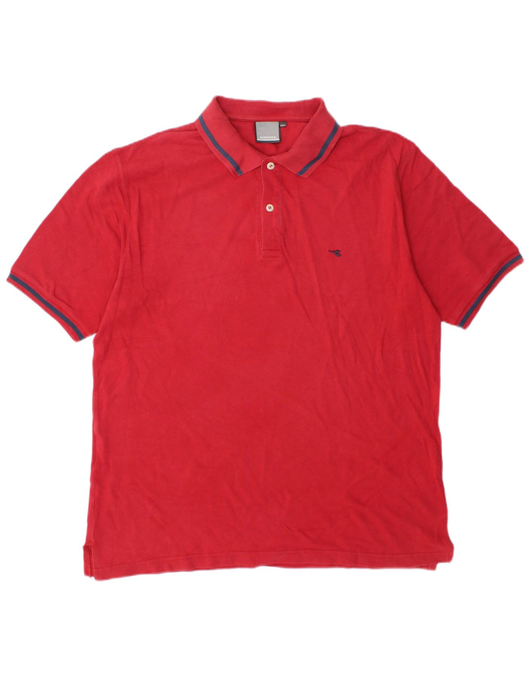 Męska koszulka polo Diadora 2XL czerwona bawełniana