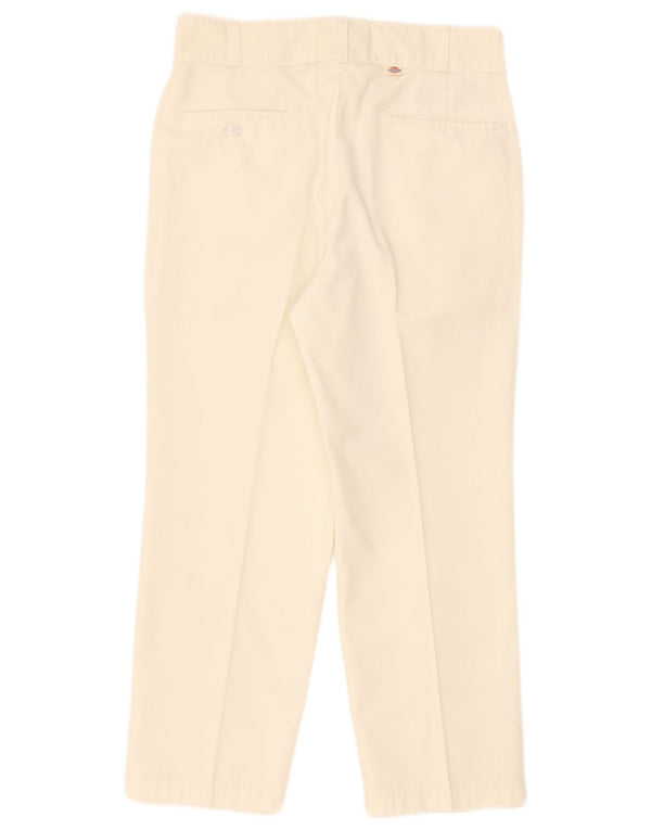 Spodnie damskie Dickies Straight Chino W34 L26 Biały poliester