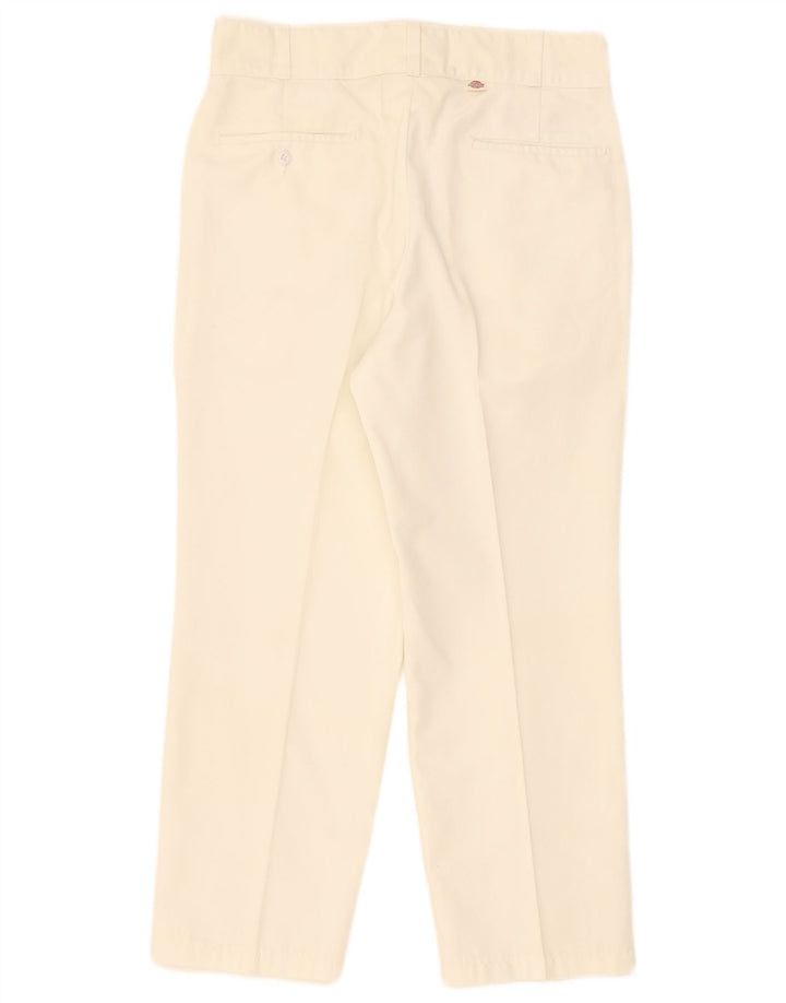 Spodnie damskie Dickies Straight Chino W34 L26 Biały poliester