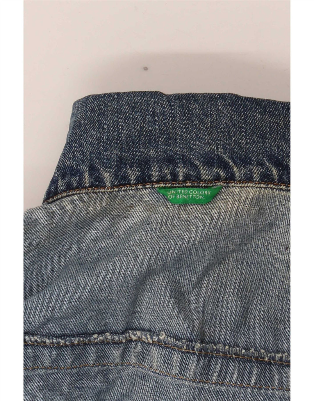 Męska kurtka dżinsowa Benetton UK 40, duża niebieska