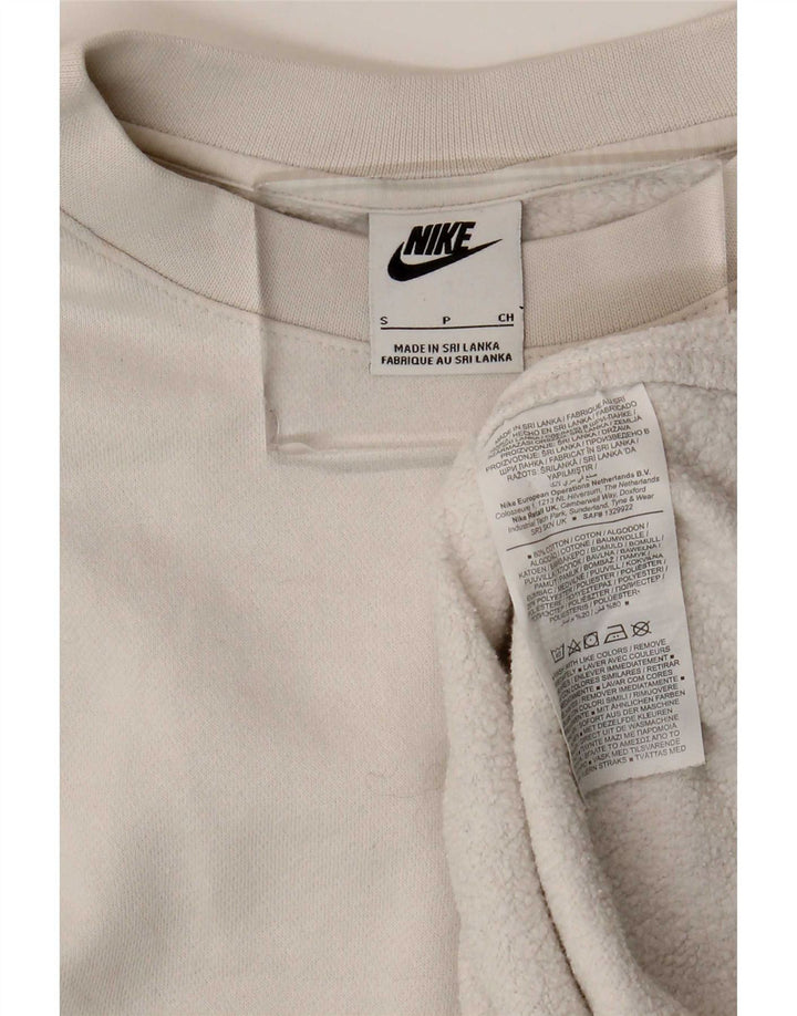 Męska bluza dresowa Nike, mała, biała, bawełniana