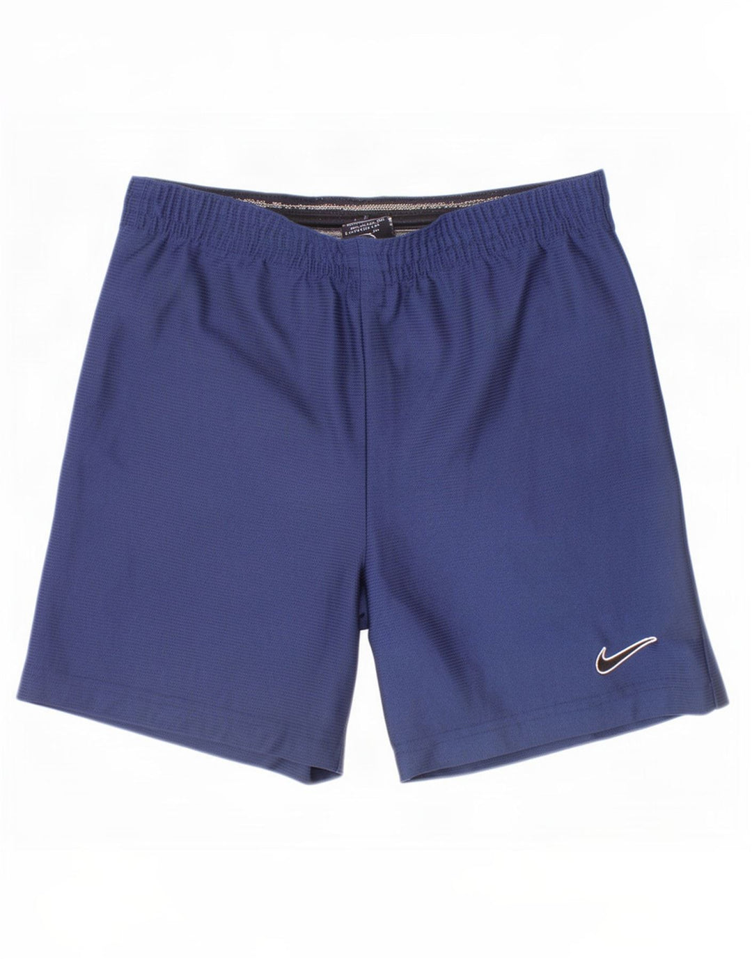 Chłopięce spodenki sportowe Nike 12-13 lat, duże, granatowe, poliestrowe w prążki