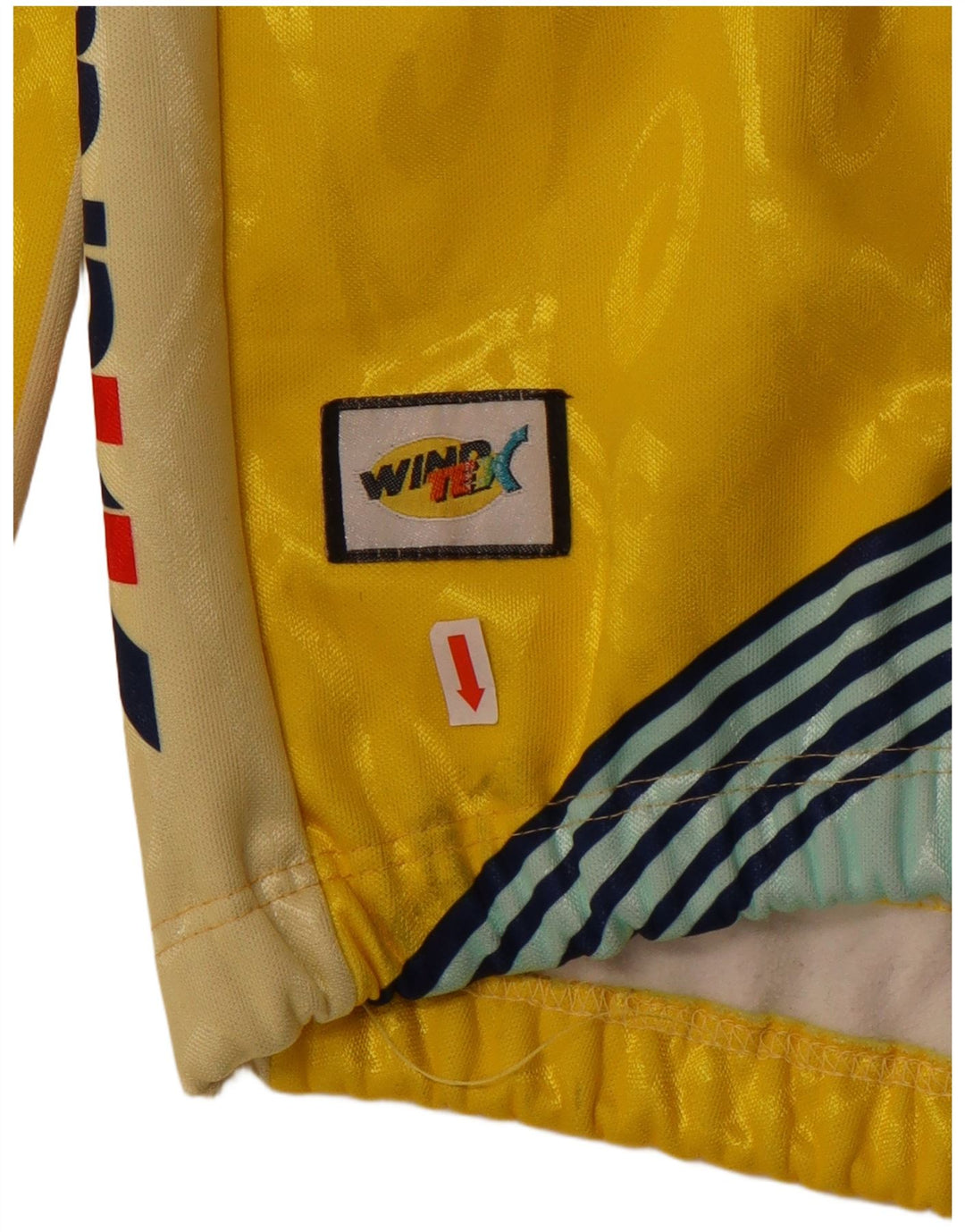 Męska kurtka dresowa Asics z grafiką, duża, żółta, poliestrowa z blokami kolorów