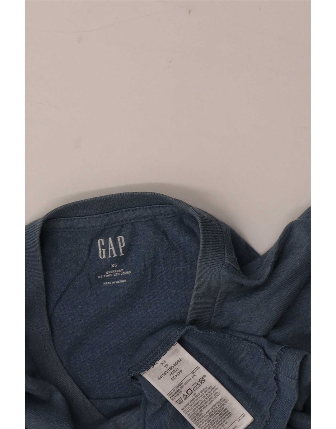 Męska koszulka t-shirt Gap Top XS, niebieska, bawełniana