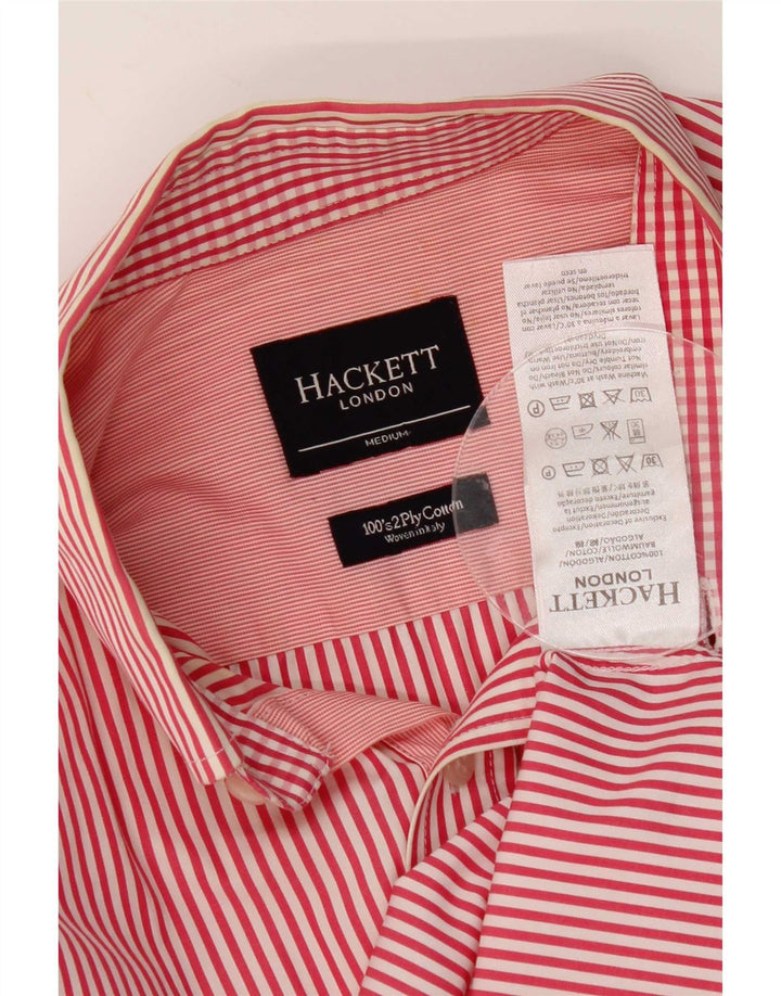 Koszula męska Hackett, bawełniana w czerwone paski