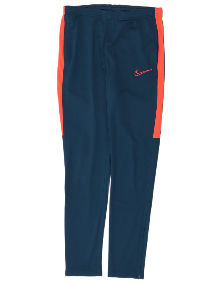 Męskie spodnie dresowe NIKE Dri Fit, poliester w kolorze średniego błękitu