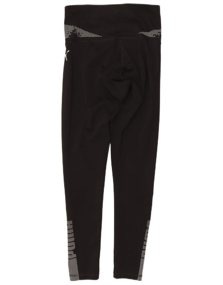 Damskie legginsy Puma Graphic UK 6 XS, poliester w czarne cętki