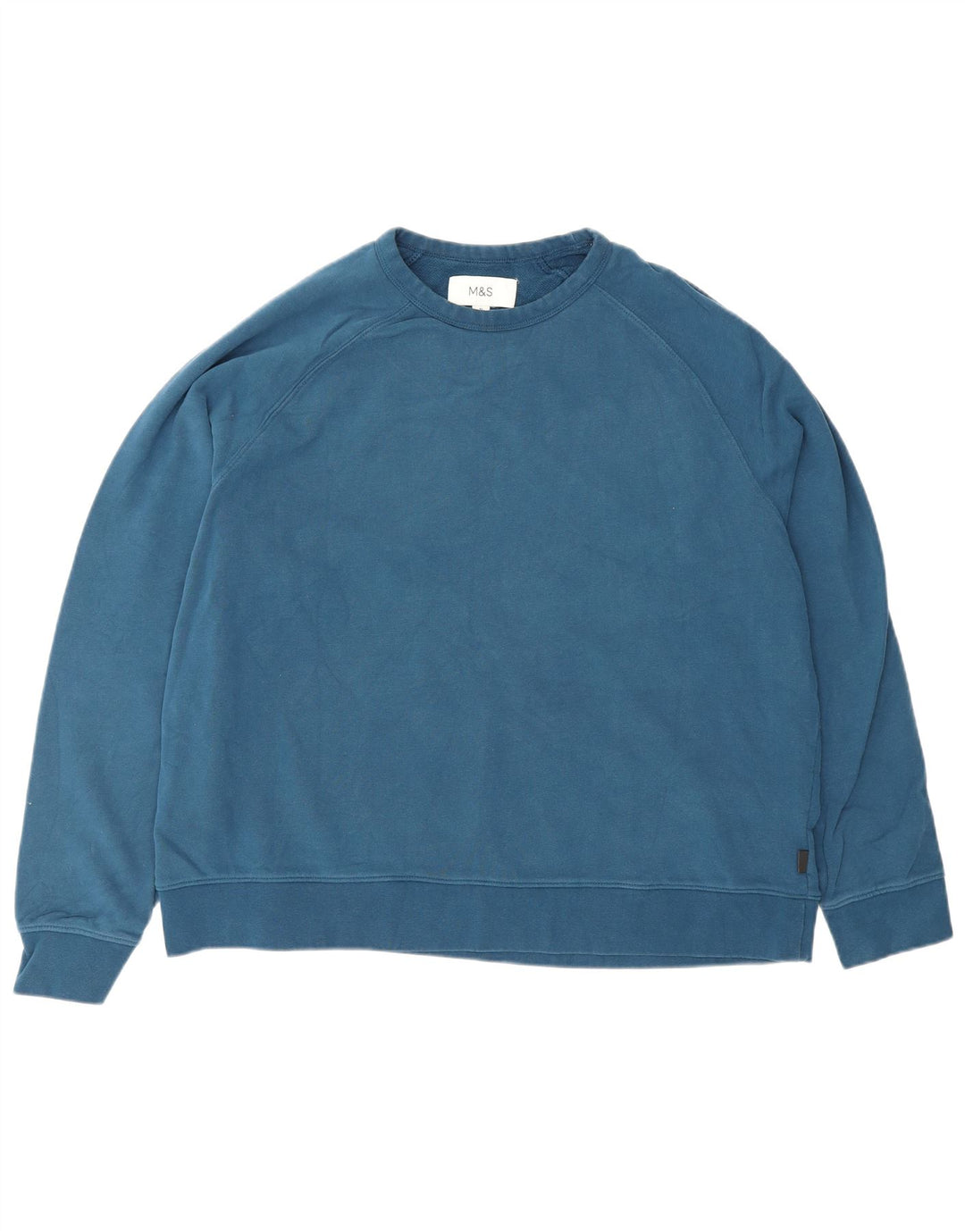 Marks & Spencer Męski sweter bluzowy XL, niebieski, bawełniany