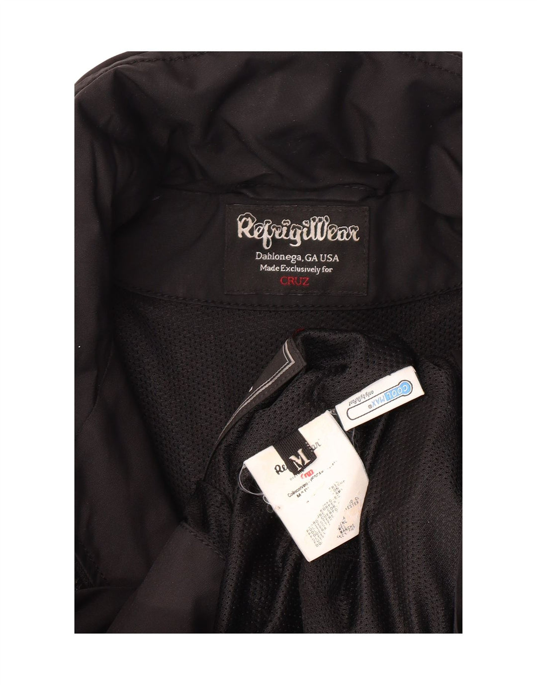REFRIGIWEAR Womens Cruz Hooded Rain Jacket UK 14 Medium Black Classic