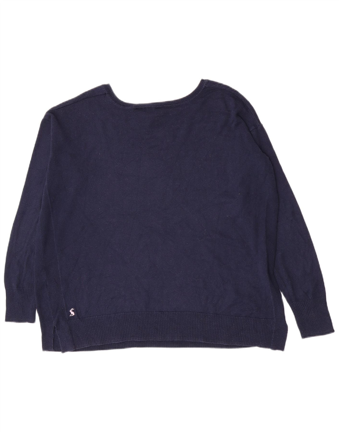 Damski sweter oversize Joules z dekoltem w łódkę UK 12, średni granatowy