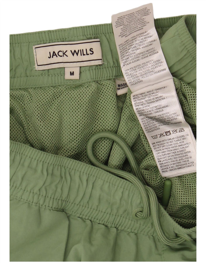 Męskie spodenki sportowe Jack Wills, średni zielony poliester