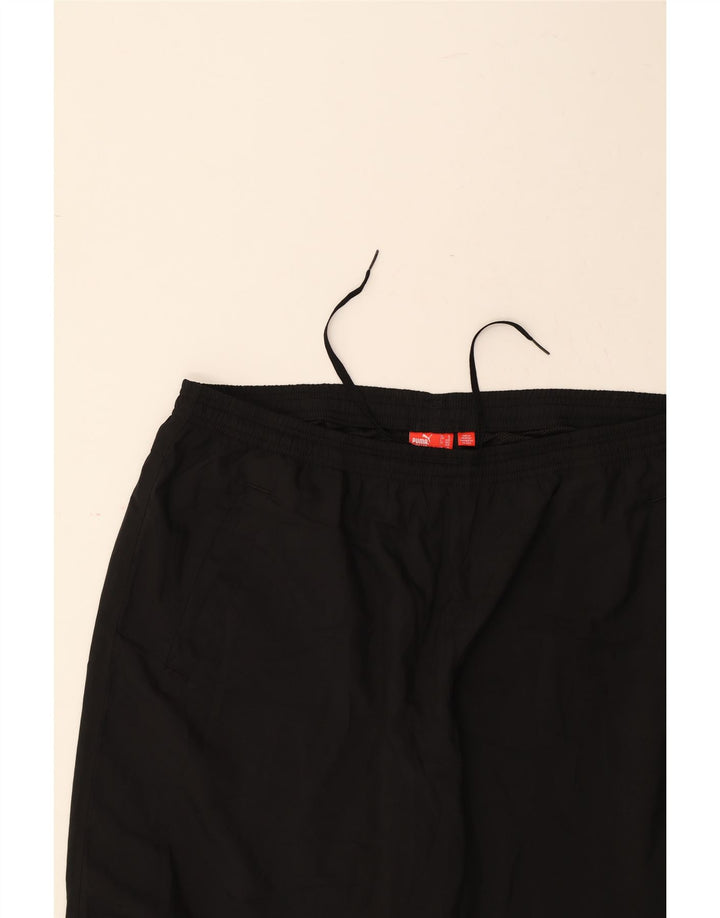 PUMA Mens Graphic Capri Tracksuit Trousers XL  Black Polyester Vintage Puma and Second-Hand Puma from Messina Hembry 