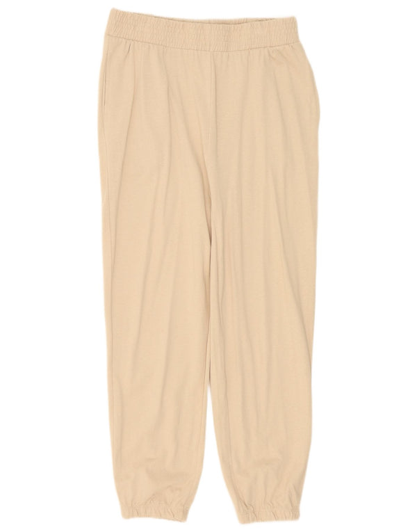 Damskie spodnie dresowe Zara Joggers UK 12 Średni beż, bawełna
